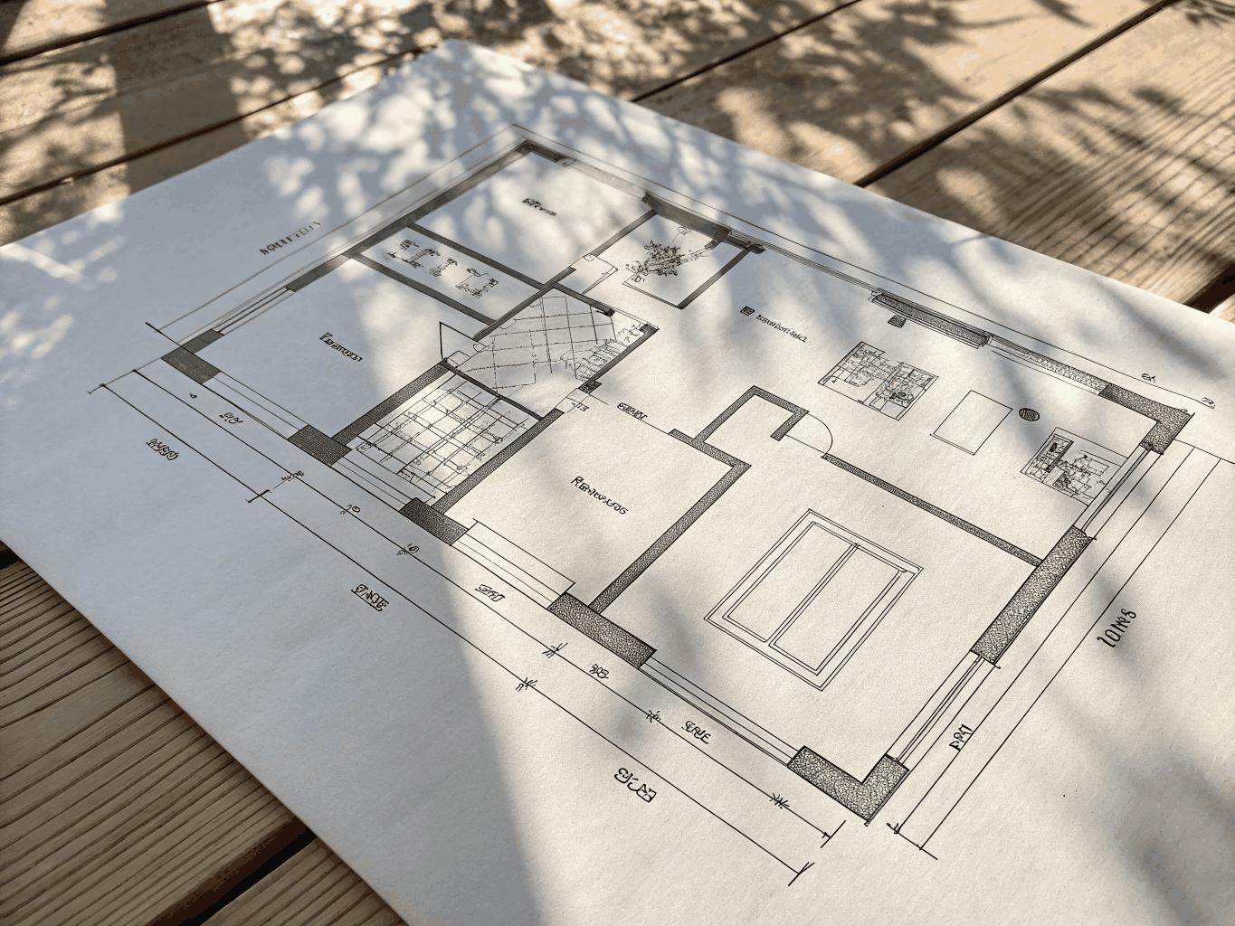 Architectural floor plan schematic of Mid-Level Residence