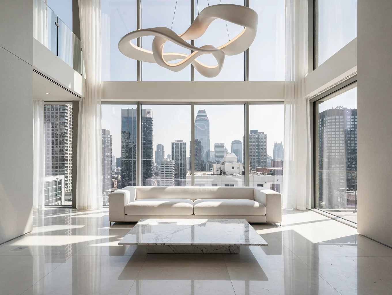 Double-Height Living Space