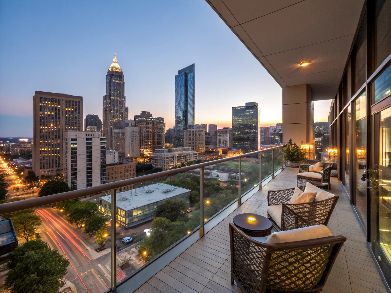 Panoramic Skyline Terrace